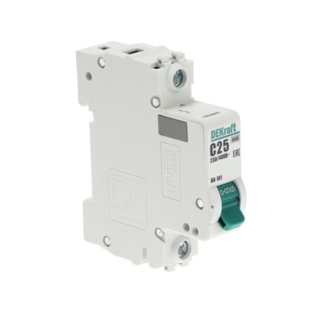 The switch is automatic, single -pole, 25a-1