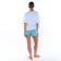Homemade female set (T -shirt/shorts), blue color, size 48