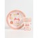 A set of paper dishes "Happy Bunny", set of 12 pcs.
