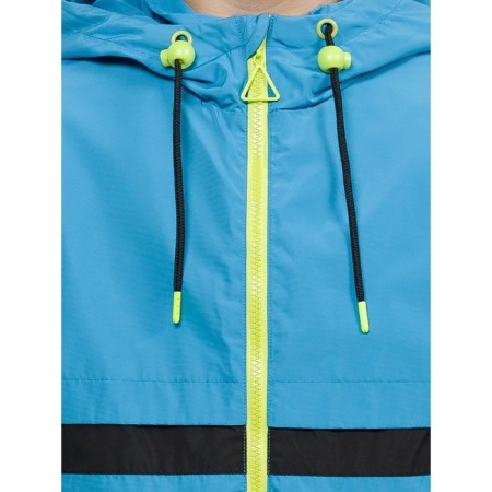 Windbreaker for boys, height 122 cm, blue color-4