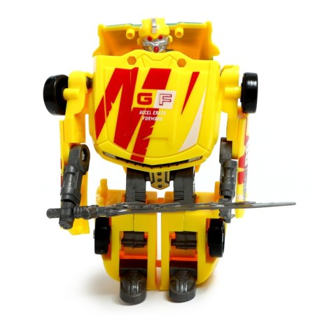 Robot "Mechanical Warrior", transforms, color mix-17