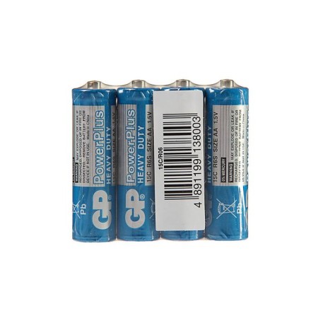 Salt battery GP PowerPlus Heavy Duty, AA, R6-4S, 1.5V, Spike, 4 pcs.-1