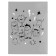 A4, 180 μm folder, calligrata "monsters", translucent, with a print. Mix