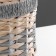 Stellazhnaya basket "Kolos", D375 Sh375 B180, beige, gray