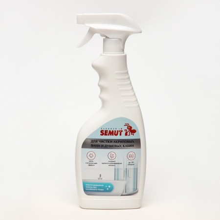Means "SEMUT" for cleaning acrylic baths and showers, 500 ml
