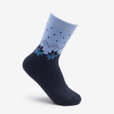 Women's socks, ultramarin color/ dark blue, size 23-25