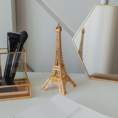 Souvenir Metal "Eiffel Tower" gold 18x7x7 cm-2