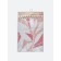 Akvarel soft rug, for a bathroom, 50x80 cm, white pink color