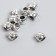 Bead for creativity Metal "God's Layer" silver 0.8x0.9 cm