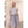 Female skirt, size 46, gray color