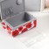 Casket for needlework "Red poppies on white" 24x16x11 cm