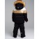 Winter set for the girl PlayTode: jacket and semi -combineson, height 110 cm