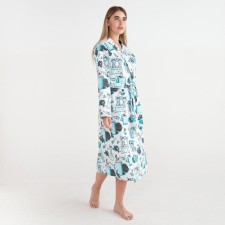 Women's robe elongated Ethel 