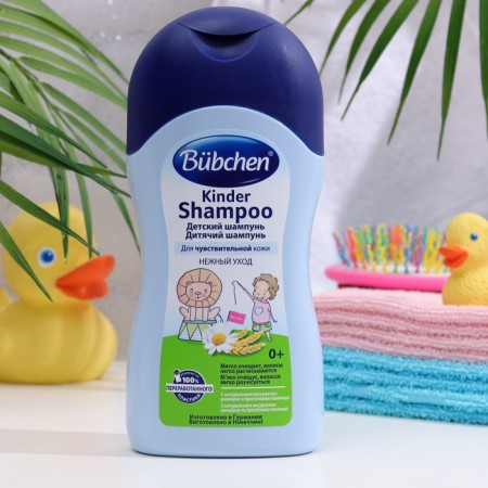 Children's shampoo Bubchen with chamomile and wheat proteins, from birth, 400 ml