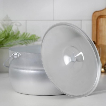 Tourist pot, 4.5 l, aluminum cover-1