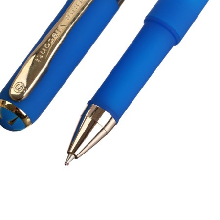 Ballic handle, 0.5 mm, Bruno VisConti Monaco, blue rod, bright blue body, in case-3