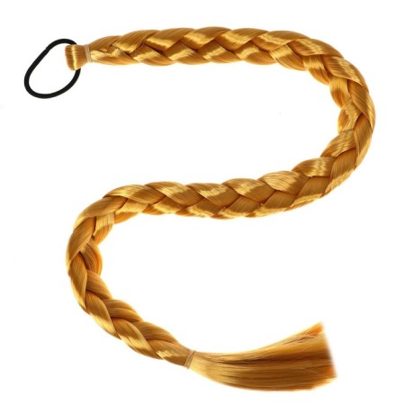 Glass braid, 80 cm, color golden blond-3