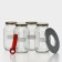 Knezing set, cans with a golden lid and label, TO-82 mm, 1.5 l, sterilizer, opener
