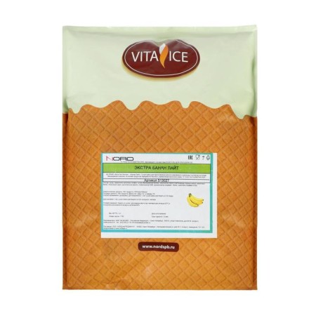 Dry mixture for soft ice cream "Vita Ais Light" Banana, 1 kg-2