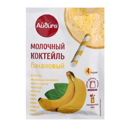 Dairy cocktail "Aidigo", banana, 60 g