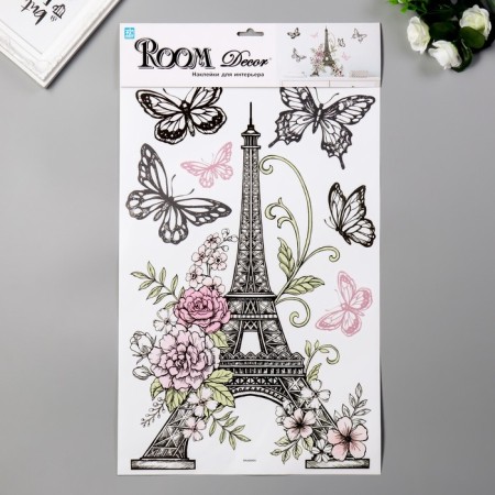 Decorative stickers Room Decor "Eiffel Tower" 32x50 cm