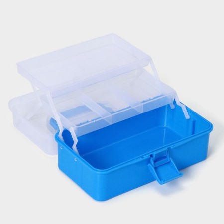 Organizer for storage, 3 departments, 27 × 17 × 13 cm, color mix-6
