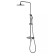 Lemark Bronx LM3760GM bath mixer, single -leaf, tropical shower, graphite