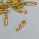 Decor for creativity Metal "Pin" Dark Gold 1.6x0.5 cm