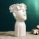 Kashpo - VAZ "Boy with a wreath" White, 28x12x14cm