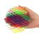 Antistress toy "worm", rainbow color