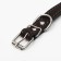 Collar leather single-layer dimensionless, 45 x 2 cm, Osh 18-39 cm, black