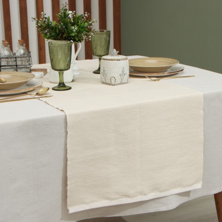 Path on the table Ethel, col. Beige, 50x230 cm, 100% HL-7