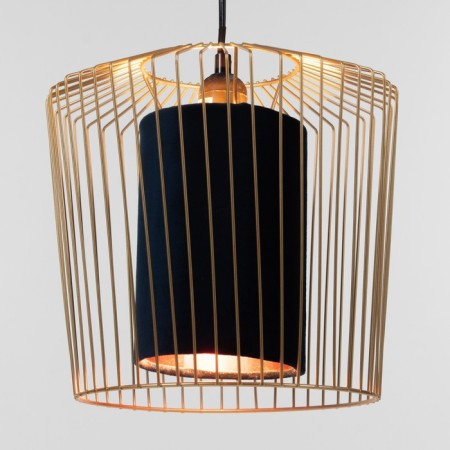 Bayerlux lamp "velvet" E27 40W blue 27x30x12-100cm-1