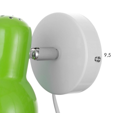 Sconces with a wire "Sevantos" E27 40W Green 9x9x14 cm-10
