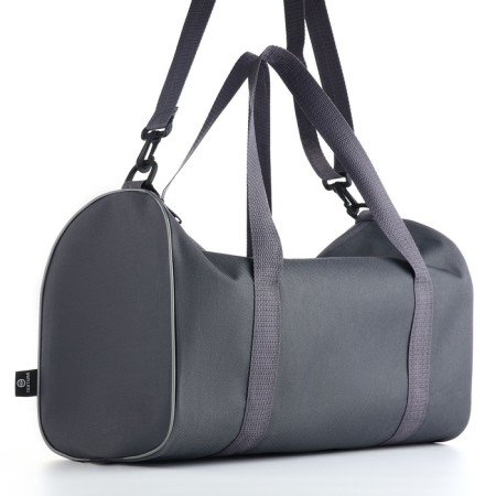 Female sports bag, textura, small size, gray color-8