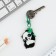 Acrylic keychain "Panda" with carbine, 5 x 3.8 cm