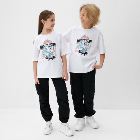 Children's pants Minaku, black color, height 128 cm-1