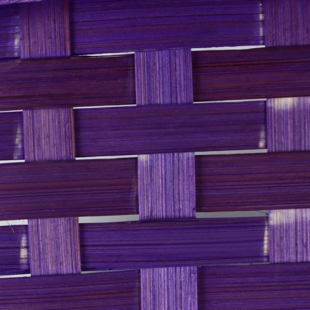Set of wicker baskets, D19x9/32 cm, d22x9.5/34 cm, d25x10/36 cm, 3pcs, purple, bamboo-5