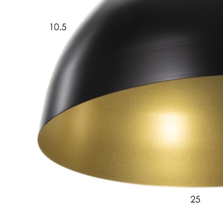 Bayerlux chandelier 1342513/1wt 1he27 40w black/bronze-4