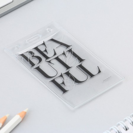 BEAUTIFUL pass cover, 6.1 x 10.4 cm-2