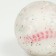 Dog toy "Baseball ball 2 in 1", tpr+vinyl, 7.5 cm, transparent/white
