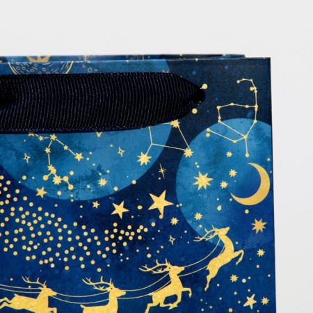 Package for the bottle "New Year's Cosmos", 13 x 36 x 10 cm, New Year-4