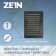 Ventilation grate Zein Lux RM1724SR, 170 x 240 mm, with a grid, metal, silver