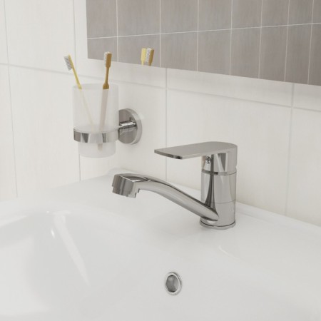 MILARDO HELIC HELSBR0M01 sink mixer, pour 175 mm, rotary, chrome-1