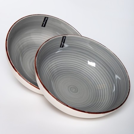 Set of bowls Elrington “Aerial Graduation. Light graphite ", 23 cm, 1.7 l, 6 pcs-5