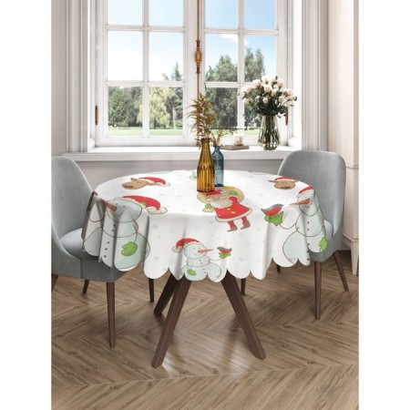 Tables on the table "Friendly Christmas", Round, Saten, D = 150 cm-2