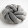 Pillow-Susel "Ethel", d = 33cm, dark gray color, velor