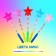 Light stick "Star", color mix