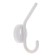 Hook-lick, one-rod, white