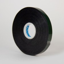 Bilateral tape ABRO BE-10MM-5M, heat-resistant, black, 10 mm x 5 m
